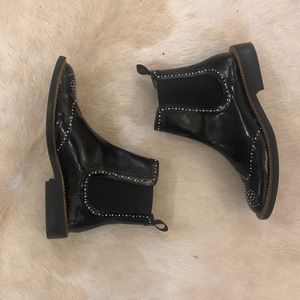 Studded boots by ZARA.